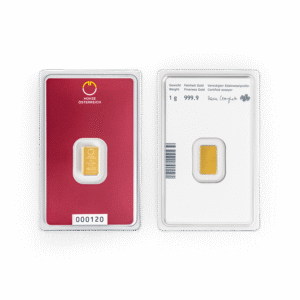 1 Gramm Barren - Münze Österreich