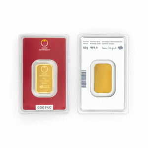 10 Gramm Barren - Münze Österreich