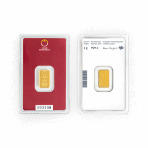 2 Gramm Barren - Münze Österreich