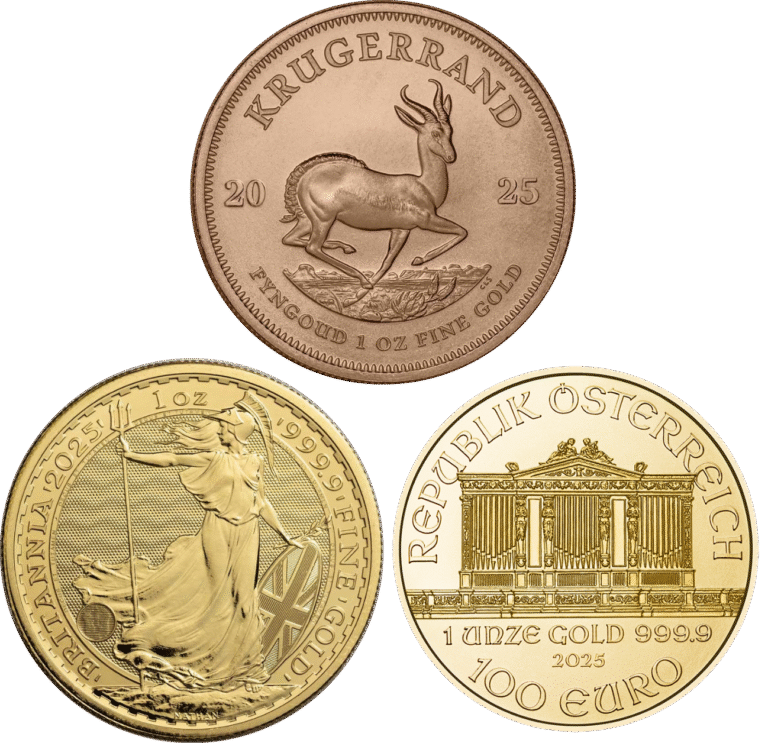 Die bekanntesten Anlagemünzen der Welt: Krügerrand, Maple Leaf, Philharmoniker, Eagle & Co.